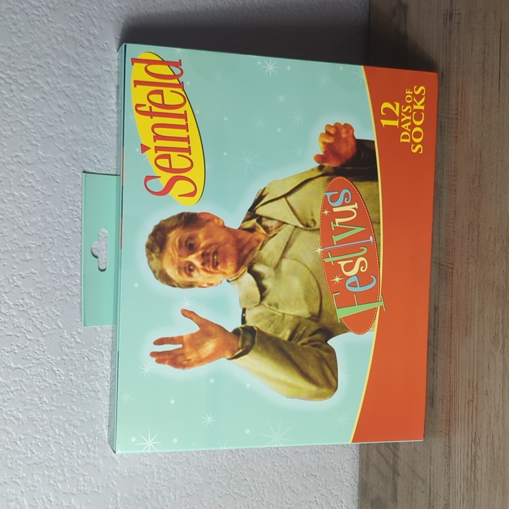 Seinfeld 12 Days of Socks Size 6-12 New In Box